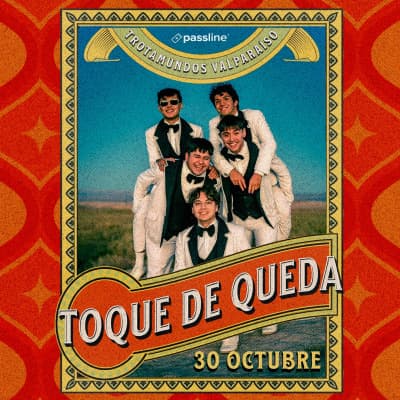 Flyer de Toque de Queda en Trotamundos Valparaíso