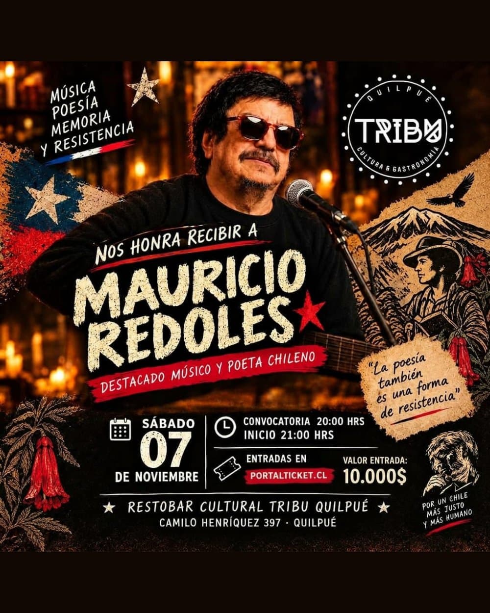 Flyer de REDOLES EN QUILPUE